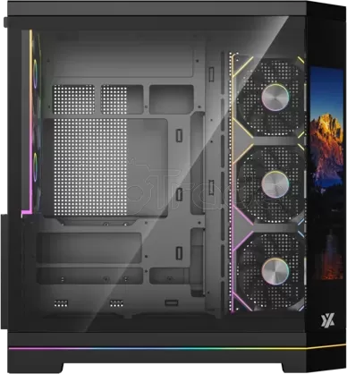 Photo de Boitier Moyen Tour ATX XYZ NEUTRON X PRO ARGB avec panneaux vitrés (Noir)