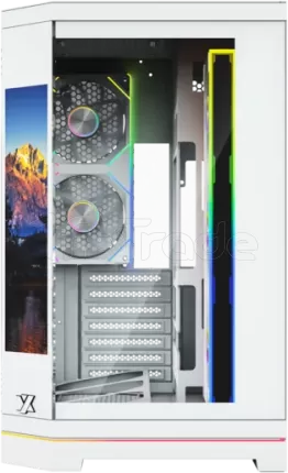 Photo de Boitier Moyen Tour ATX XYZ Neutron X Pro RGB avec panneaux vitrés (Blanc)