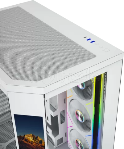 Photo de Boitier Moyen Tour ATX XYZ Neutron X Pro RGB avec panneaux vitrés (Blanc)