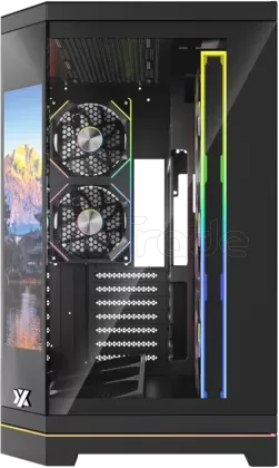 Photo de Boitier Moyen Tour ATX XYZ Neutron X Pro RGB avec panneaux vitrés (Noir)