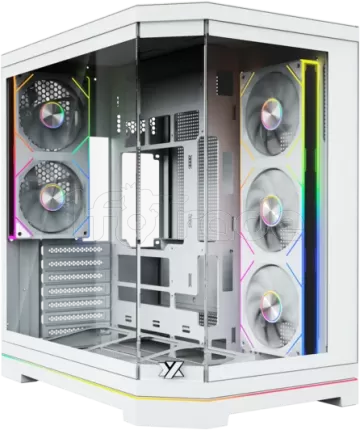 Photo de Boitier Moyen Tour ATX XYZ Neutron X RGB avec panneaux vitrés (Blanc)
