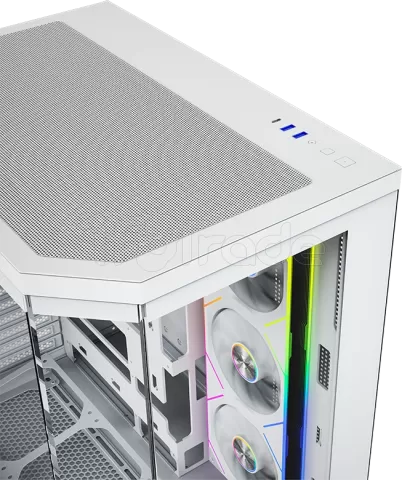 Photo de Boitier Moyen Tour ATX XYZ Neutron X  RGB avec panneaux vitrés (Blanc)