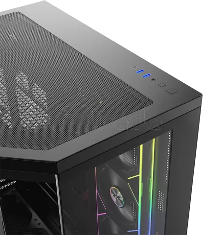 Photo de Boitier Moyen Tour ATX XYZ Neutron X RGB avec panneaux vitrés (Noir)