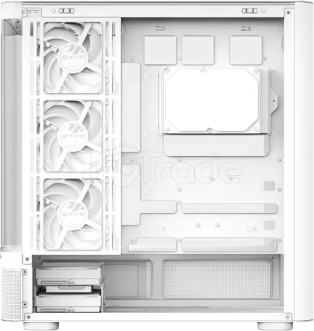Photo de Boitier Moyen Tour ATX XYZ Quantum Pro RGB avec panneaux vitrés (Blanc)