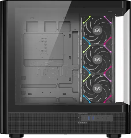 Photo de Boitier Moyen Tour ATX XYZ Quantum RGB avec panneaux vitrés (Noir)