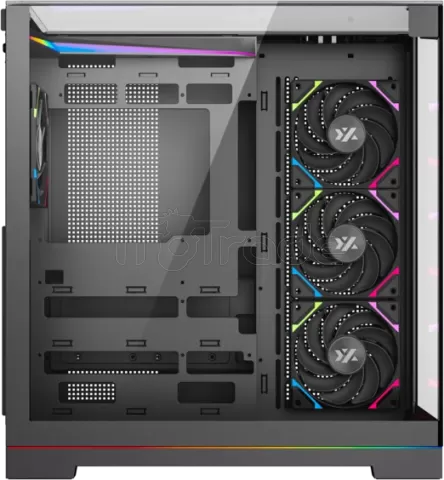 Photo de Boitier Moyen Tour ATX XYZ Tesseract RGB avec panneaux vitrés (Noir)