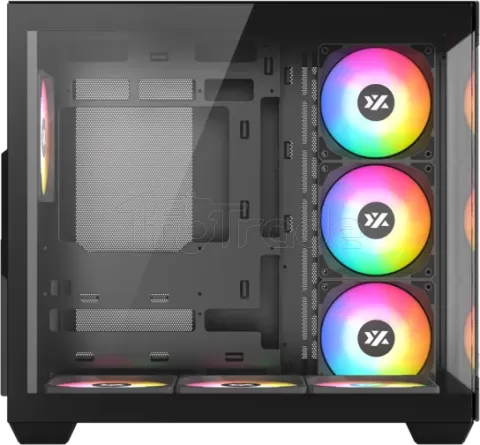 Photo de Boitier Moyen Tour ATX XYZ Tesseract X RGB avec panneaux vitrés (Noir)