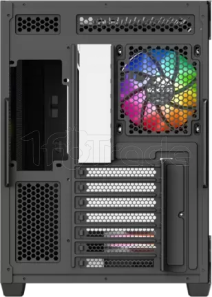 Photo de Boitier Moyen Tour ATX XYZ Tesseract X RGB avec panneaux vitrés (Noir)