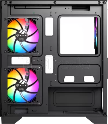 Photo de Boitier Moyen Tour ATX XYZ TITANIUM VIEW LITE ARGB avec panneaux vitrés (Noir)