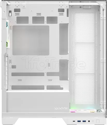 Photo de Boitier Moyen Tour ATX XYZ Trifecta RGB avec panneaux vitrés (Blanc)