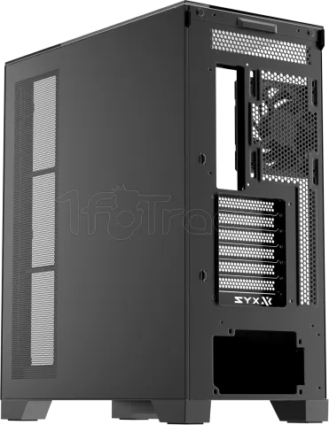 Photo de Boitier Moyen Tour ATX XYZ Trifecta RGB avec panneaux vitrés (Noir)