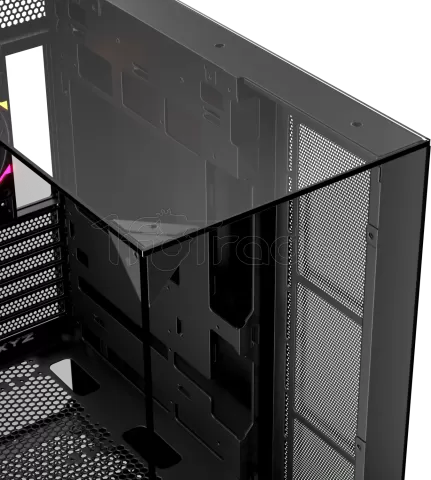 Photo de Boitier Moyen Tour ATX XYZ Trifecta RGB avec panneaux vitrés (Noir)
