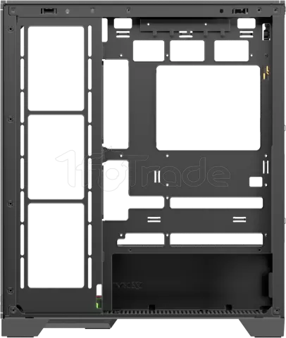 Photo de Boitier Moyen Tour ATX XYZ Trifecta RGB avec panneaux vitrés (Noir)