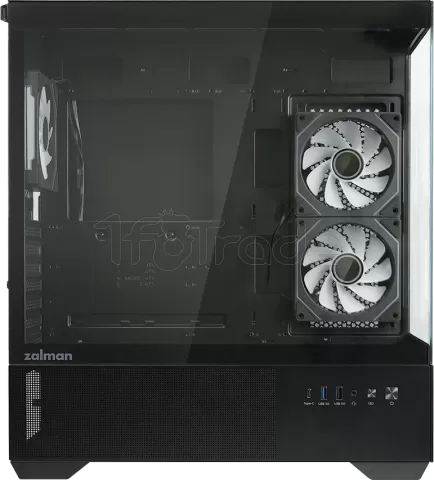 Photo de Boitier Moyen Tour ATX Zalman Chronix v2 avec panneaux vitrés (Noir)