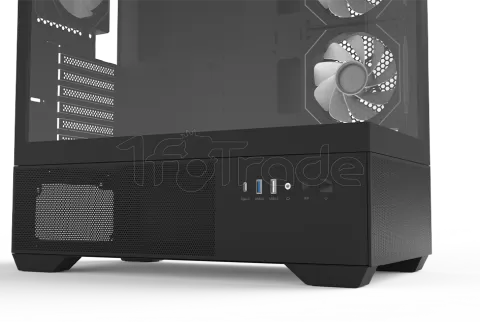 Photo de Boitier Moyen Tour ATX Zalman Chronix v2 avec panneaux vitrés (Noir)