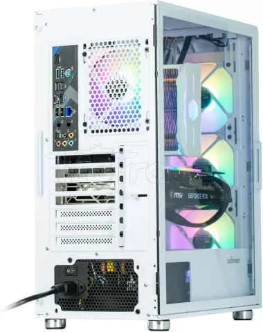 Photo de Boitier Moyen Tour ATX Zalman I3 Neo RGB avec panneau vitré (Blanc)