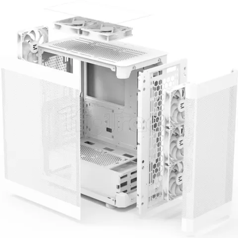 Boîtier PC Mini Tour Zalman P10 Blanc - Design Élégant Verre Trempé Pour Une Vue Panoramique