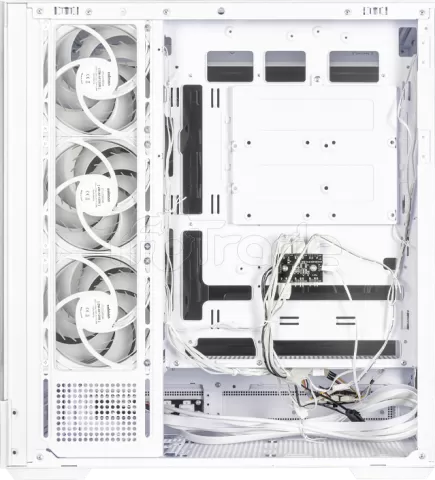 Photo de Boitier Moyen Tour ATX Zalman P40 DS RGB avec panneaux vitrés (Blanc)