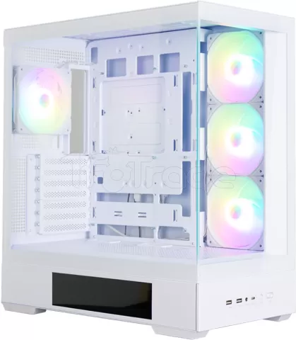 Boitier Moyen Tour ATX Zalman P40 DS RGB avec panneaux vitrés (Blanc)