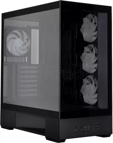 Photo de Boitier Moyen Tour ATX Zalman P40 DS RGB avec panneaux vitrés (Noir)