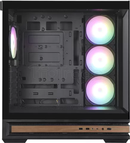 Photo de Boitier Moyen Tour ATX Zalman P40 Namu RGB avec panneaux vitrés (Noir)
