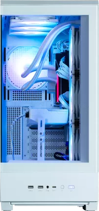 Photo de Boitier Moyen Tour ATX Zalman P50 DS RGB avec panneaux vitrés (Blanc)
