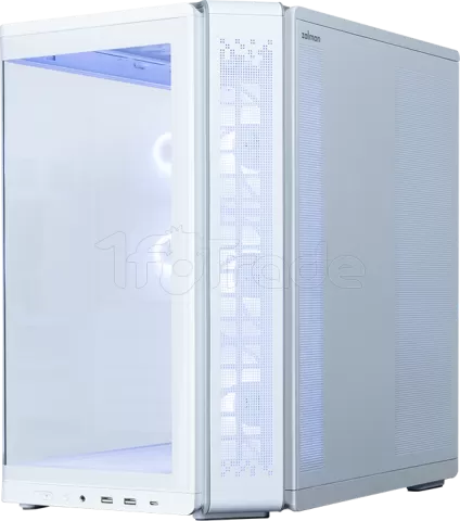 Photo de Boitier Moyen Tour ATX Zalman P60 ARGB avec panneaux vitrés (Blanc)