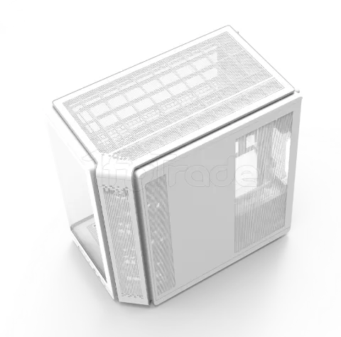 Photo de Boitier Moyen Tour ATX Zalman P60 ARGB avec panneaux vitrés (Blanc)