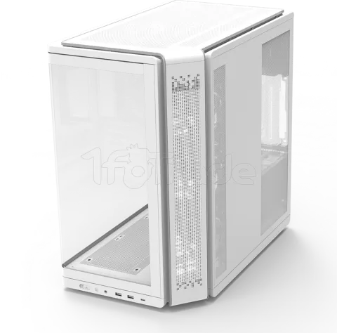 Photo de Boitier Moyen Tour ATX Zalman P60 ARGB avec panneaux vitrés (Blanc)