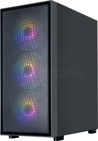 Photo de Boitier Moyen Tour ATX Zalman S6 RGB avec panneau vitré (Noir)