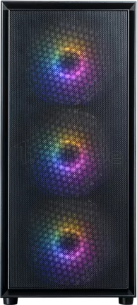 Photo de Boitier Moyen Tour ATX Zalman S6 RGB avec panneau vitré (Noir)