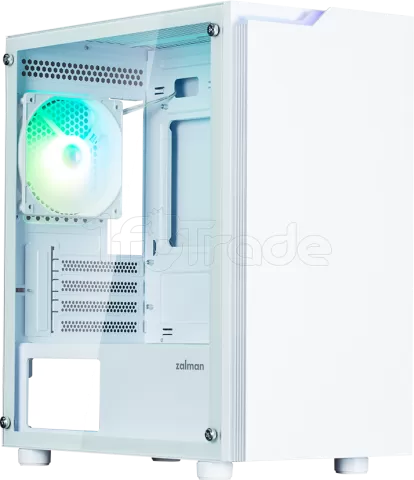 Photo de Boitier Moyen Tour ATX Zalman T4 Plus avec panneau vitré (Blanc)