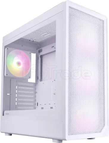 Photo de Boitier Moyen Tour E-ATX 1stPlayer AU8 RGB avec panneau vitré (Blanc)
