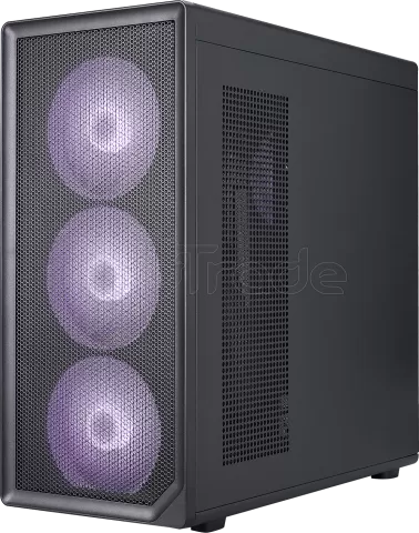 Photo de Boitier Moyen Tour E-ATX 1stPlayer AU8 RGB avec panneau vitré (Noir)