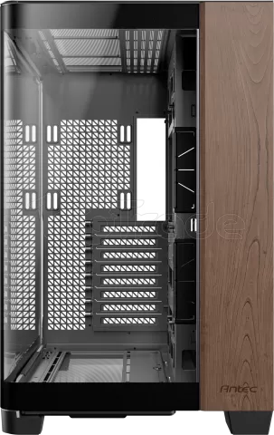 Photo de Boitier Moyen Tour E-ATX Antec Constellation C8 Curve Wood avec panneaux vitrés (Noir)