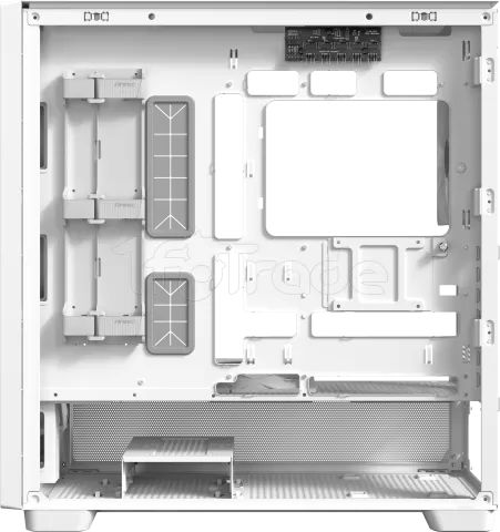 Photo de Boitier Moyen Tour E-ATX Antec Flux avec panneau vitré (Blanc/Marron)