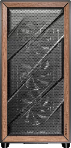 Photo de Boitier Moyen Tour E-ATX Antec Flux avec panneau vitré (Noir/Marron)