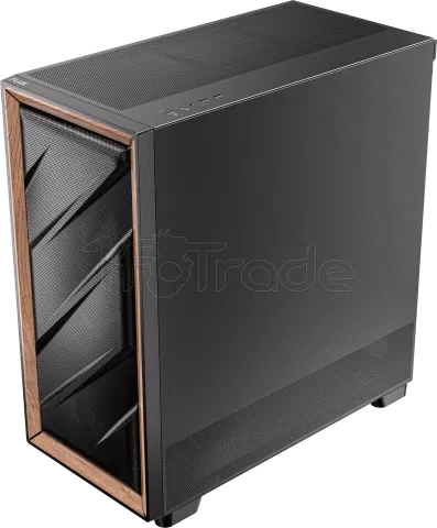 Photo de Boitier Moyen Tour E-ATX Antec Flux avec panneau vitré (Noir/Marron)