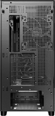 Photo de Boitier Moyen Tour E-ATX Antec Flux avec panneau vitré (Noir/Marron)