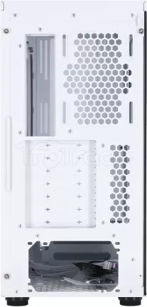 Photo de Boitier Moyen Tour E-ATX Cooler Master MasterBox 600 Lite avec panneau vitré (Blanc)