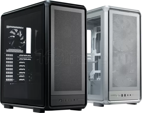 Photo de Boitier Moyen Tour E-ATX Cooler Master MasterFrame 500 Mesh avec panneau vitré (Argent)