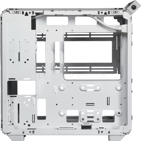 Photo de Boitier Moyen Tour E-ATX Cooler Master Qube 500 Flatpack avec panneau vitré (Blanc)