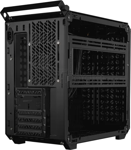 Photo de Boitier Moyen Tour E-ATX Cooler Master Qube 500 Flatpack avec panneau vitré (Noir)