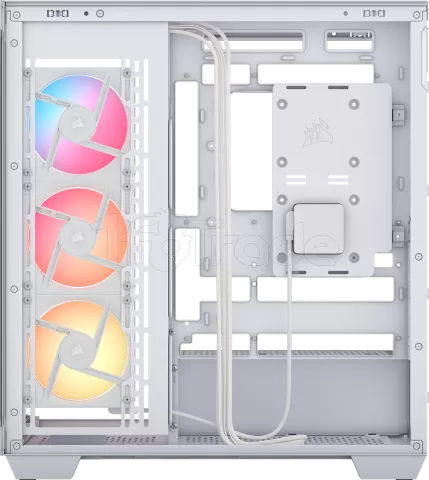 Photo de Boitier Moyen Tour E-ATX Corsair 3500X LX-R iCue Link RGB avec panneaux vitrés (Blanc)