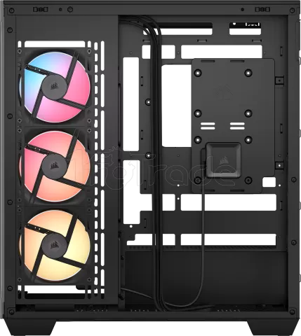 Photo de Boitier Moyen Tour E-ATX Corsair 3500X LX-R iCue Link RGB avec panneaux vitrés (Noir)