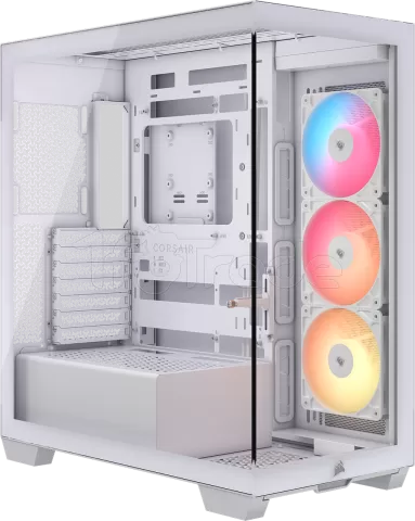 Photo de Boitier Moyen Tour E-ATX Corsair 3500X RS-R RGB avec panneaux vitrés (Blanc)