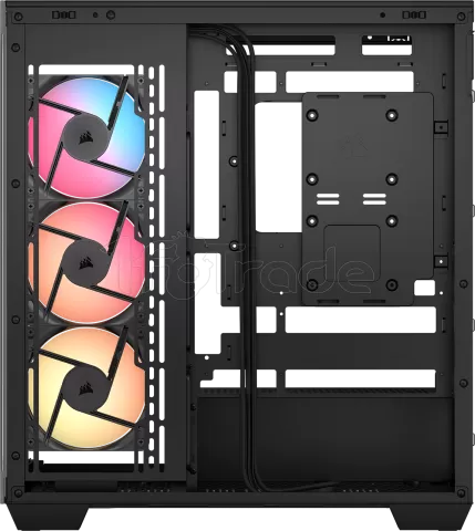 Photo de Boitier Moyen Tour E-ATX Corsair 3500X RS-R RGB avec panneaux vitrés (Noir)