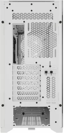 Photo de Boitier Moyen Tour E-ATX Corsair 5000D Core Airflow avec panneau vitré (Blanc)