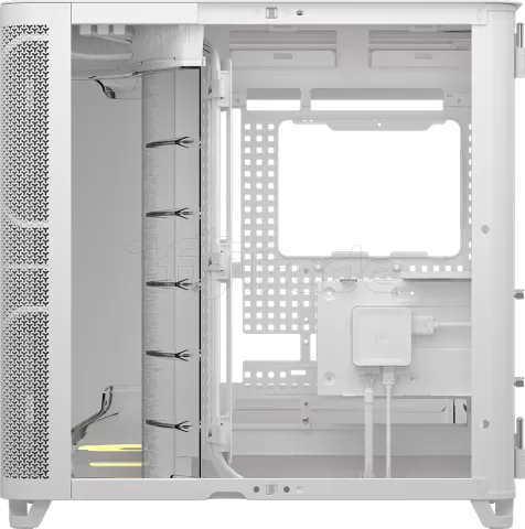 Photo de Boitier Moyen Tour E-ATX Corsair Air 5400 LX-R iCue Link RGB avec panneaux vitrés (Blanc)