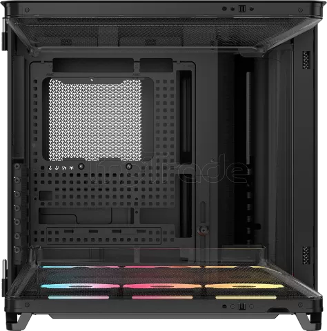 Photo de Boitier Moyen Tour E-ATX Corsair Air 5400 LX-R iCue Link RGB avec panneaux vitrés (Noir)
